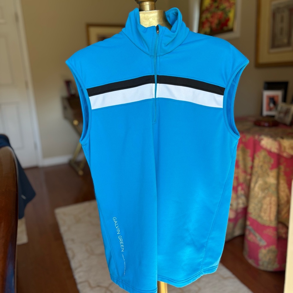 Galvin Green 3/4 zip vest MEDIUM